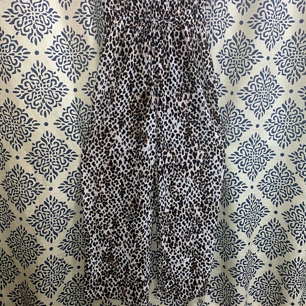Calvin Klein cheetah print jumpsuit - Picture 4 of 6